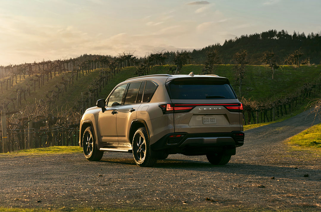 Overtrail grade will be offered on the 2025 Lexus LX range