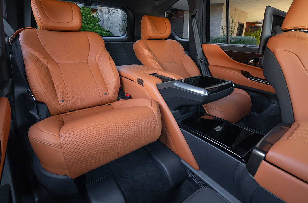 Interior cabin of the Lexus LX Ultra Luxury