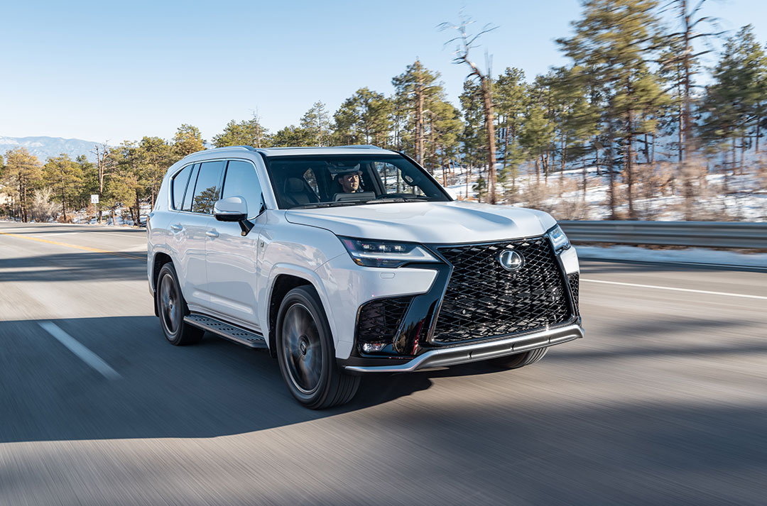 The LX F Sport blends strong on-road performance with excellent off-road capability