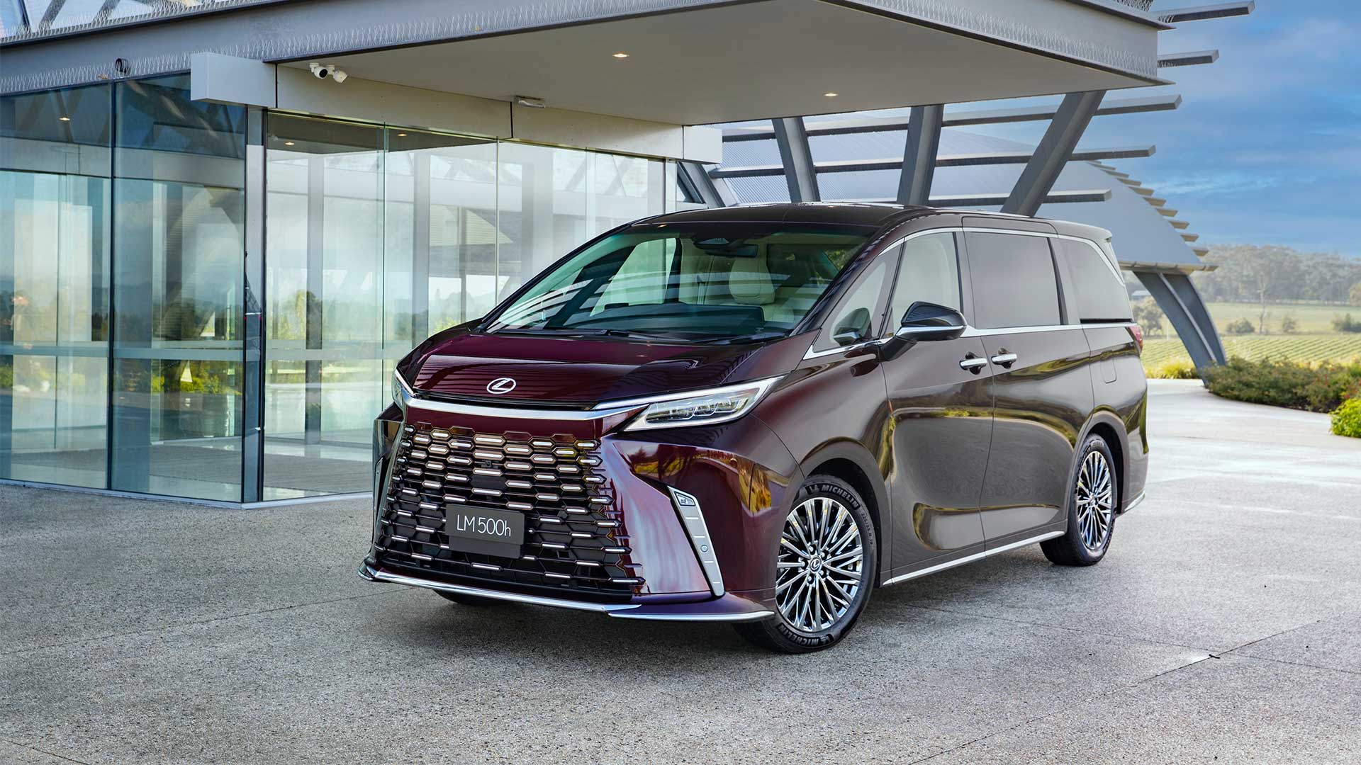 The Lexus LM 500h Ultra Luxury offers an executive jet guest experience, on wheels.